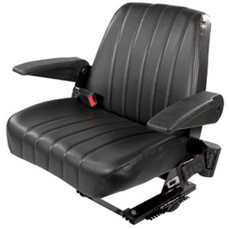 Aftermarket Black Vinyl Seat Assembly w/ Suspension 3A211-85010